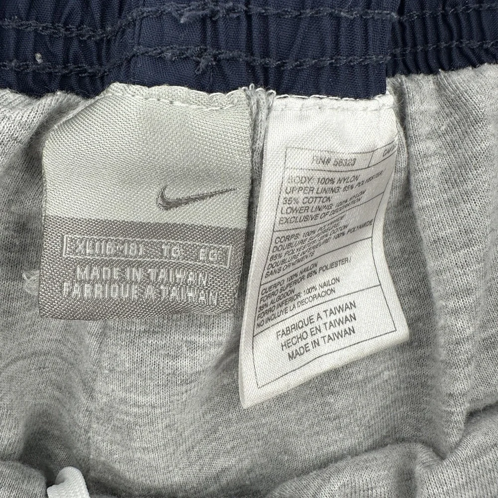 Nike Track Pants Womens XL Blue‎ Nylon Pull On Elastic Waist Athletic Lined